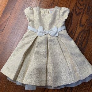 Like new gold Gymboree dress 18-24 months